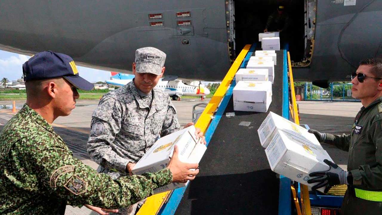 Gobierno envía 22 toneladas de ayuda humanitaria a San Andrés tras tormenta tropical Melissa