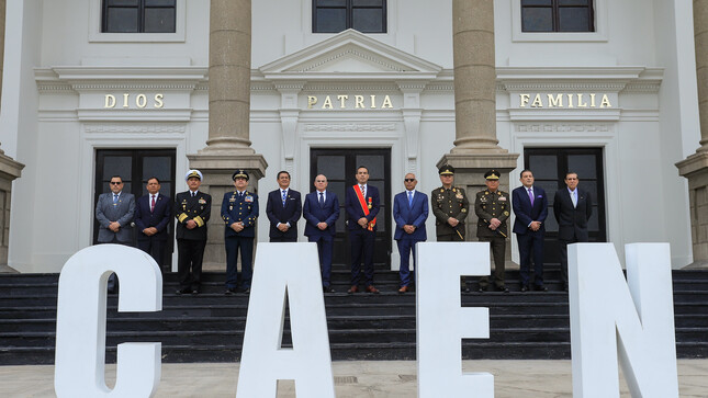 Presidente Jerí participó en el 75.º aniversario del CAEN