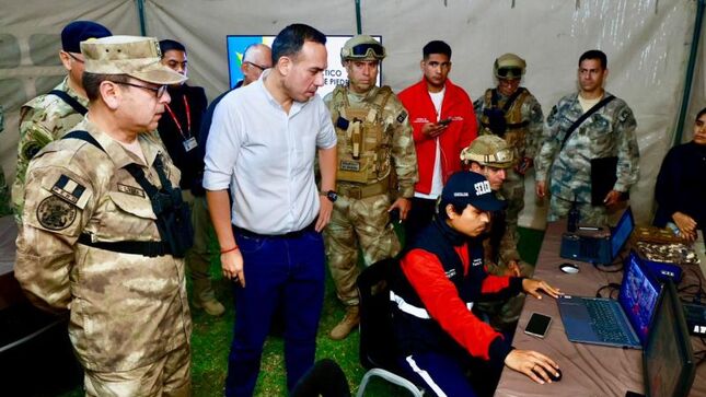 Presidente José Jerí supervisó puesto de comando militar en Puente Piedra para reforzar lucha contra delincuencia