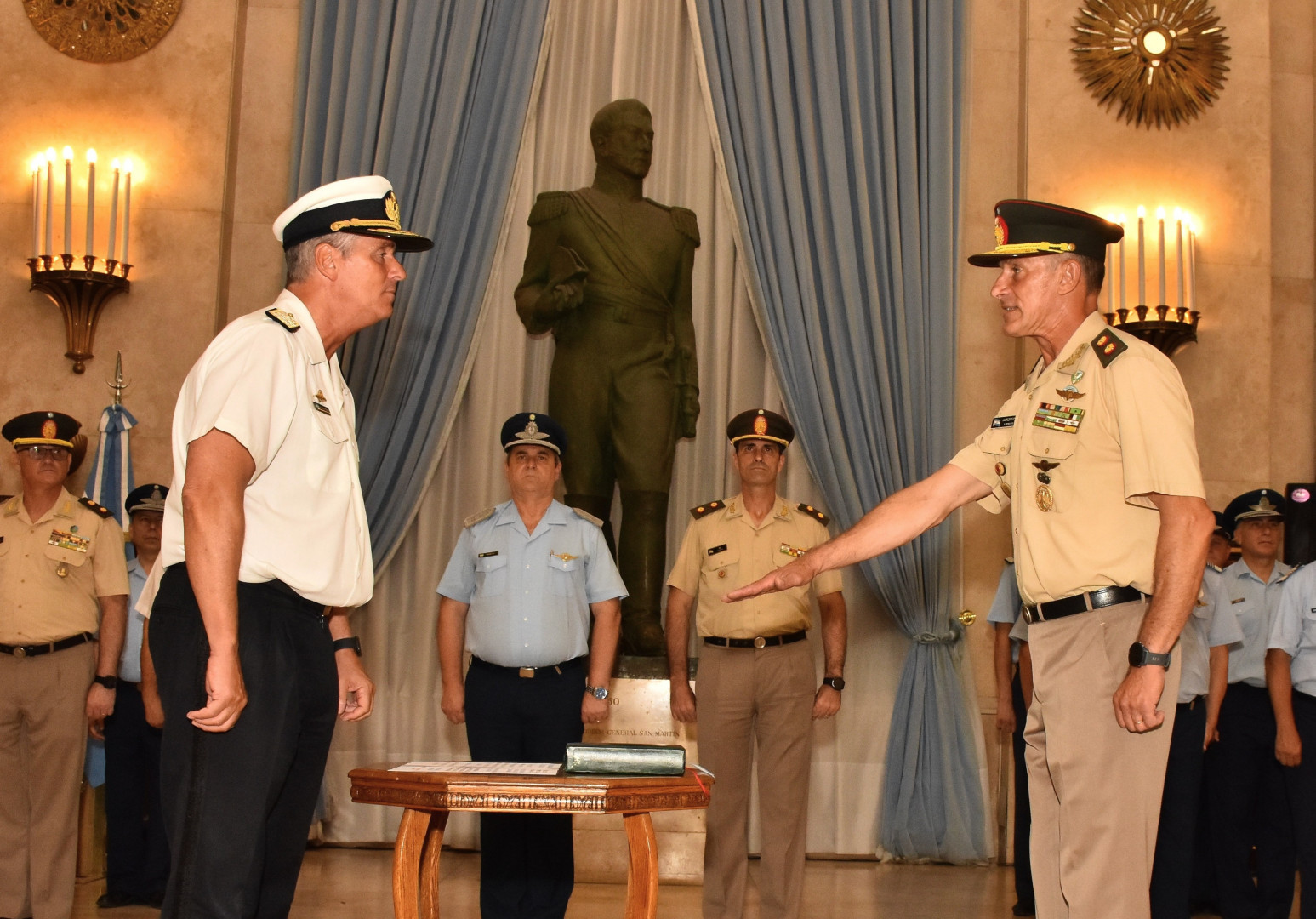 Toma de posesión del nuevo Subjefe del Estado Mayor Conjunto de las Fuerzas Armadas