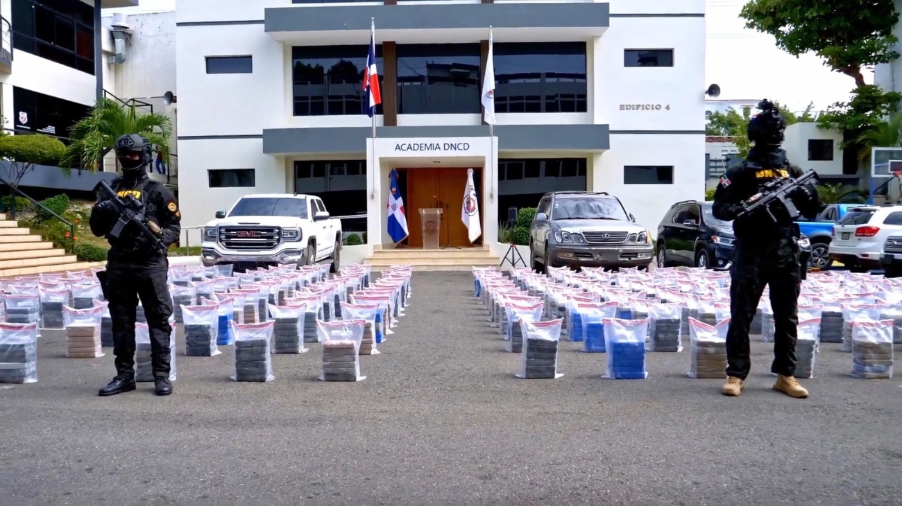 República Dominicana reporta incautaciones de más de 31 toneladas de sustancias controladas en 2025