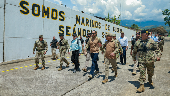 Presidente Jerí en VRAEM señala que los esfuerzos del Gobierno se concentran en la lucha contra la delincuencia