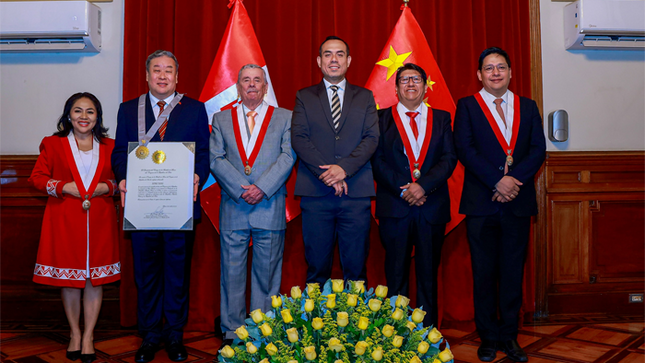 Perú reitera voluntad de profundizar su relación bilateral con China, según el presidente Jerí