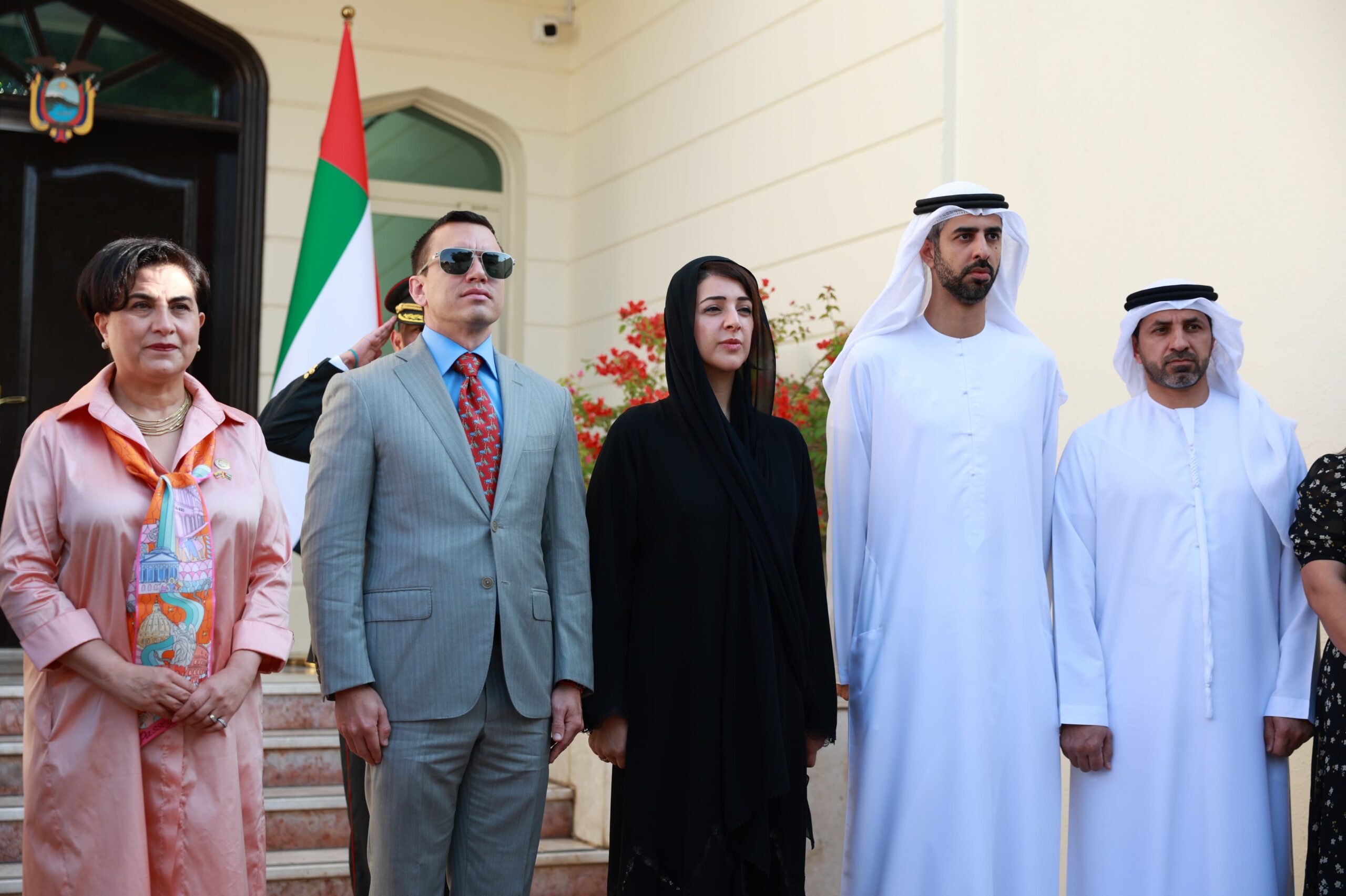 Daniel Noboa lidera la presentación oficial de la Embajada de Ecuador en Emiratos Árabes Unidos