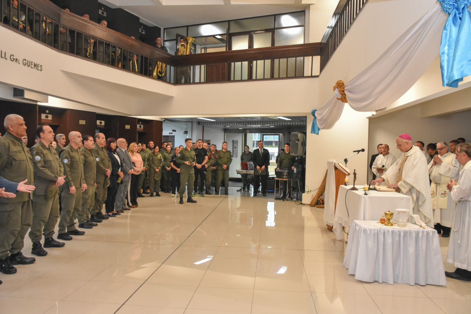 Misa por la entronización de la imagen de Nuestra Señora de Luján