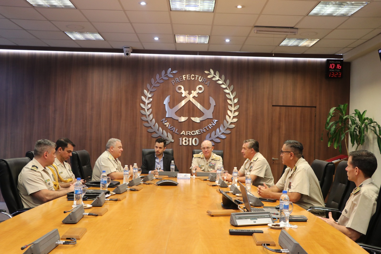 Prefectura recibió al Secretario de Seguridad Nacional