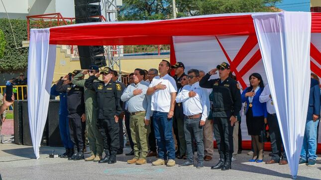 Jerí verifica avances contra la delincuencia en Talara