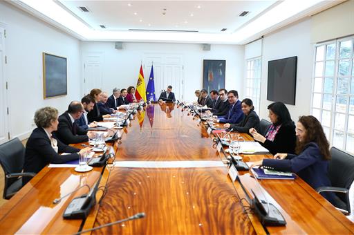 Madrid, España: Pedro Sánchez preside la reunión del Consejo de Seguridad Nacional