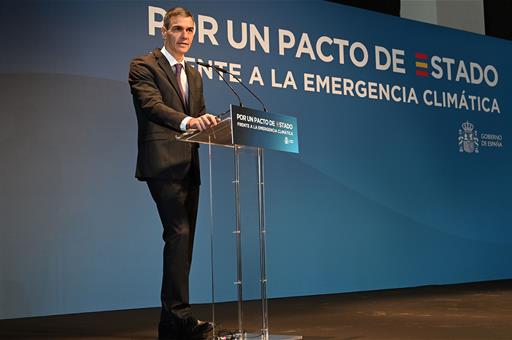 Moncloa llama a grupos parlamentarios a contribuir y acordar el Pacto de Estado frente a la Emergencia Climática