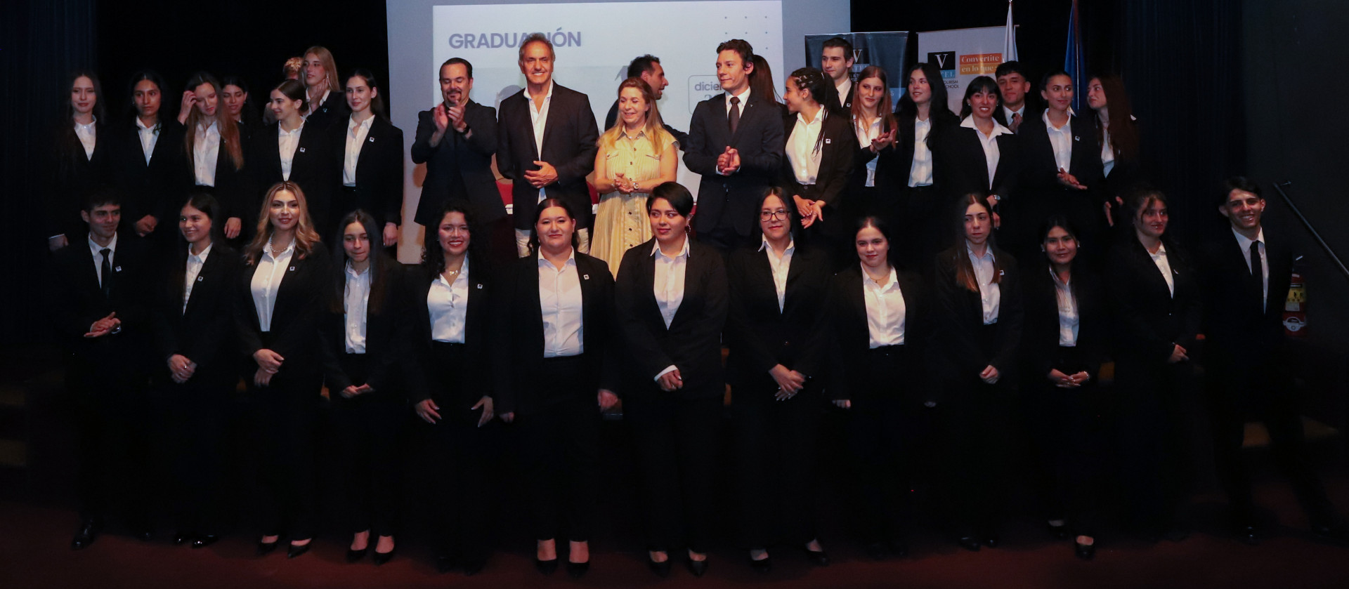 Daniel Scioli participó en el acto de graduación de la Escuela Vatel