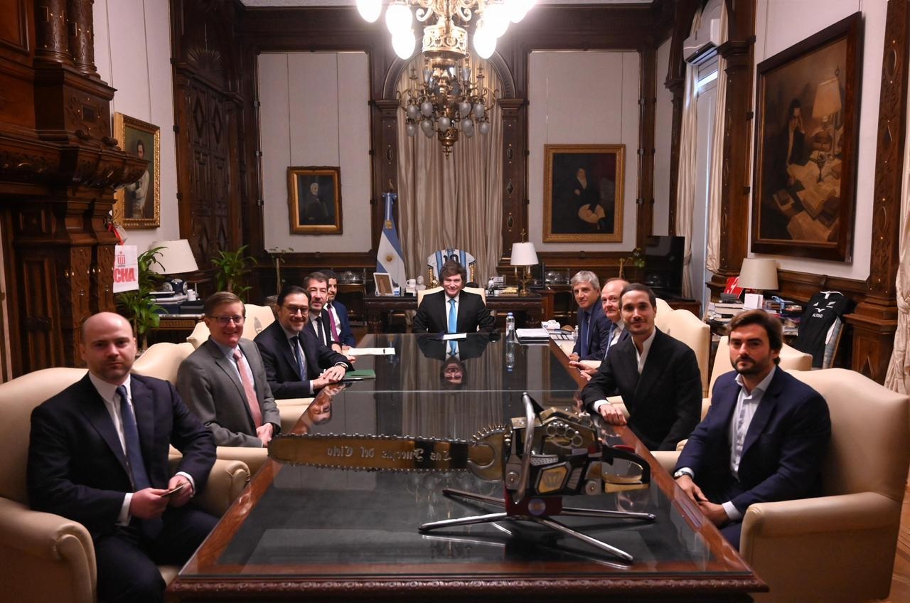 Presidente Milei se reunió con directivos de MidOcean Energy y Blacks Limited