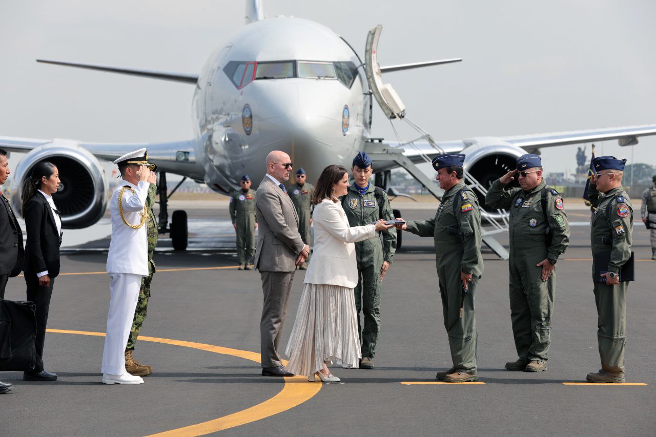 Ministerio de Defensa informó incorporación del avión Boeing 737 para fortalecer la capacidad operativa y táctica de la Fuerza Aérea Ecuatoriana