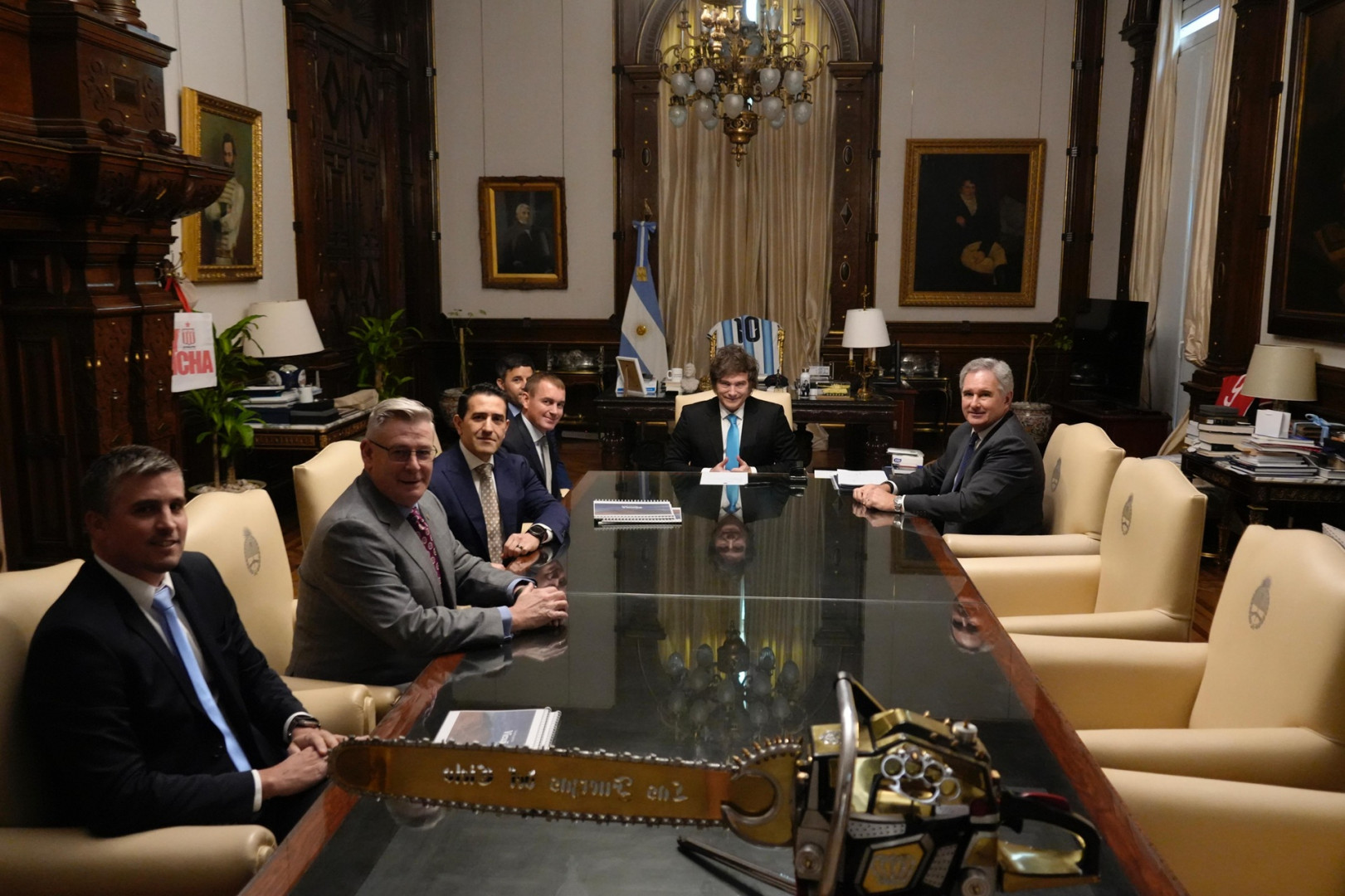 Presidente Milei recibió a accionistas de Vicuña Corp, alianza entre BHP y Lundin Mining