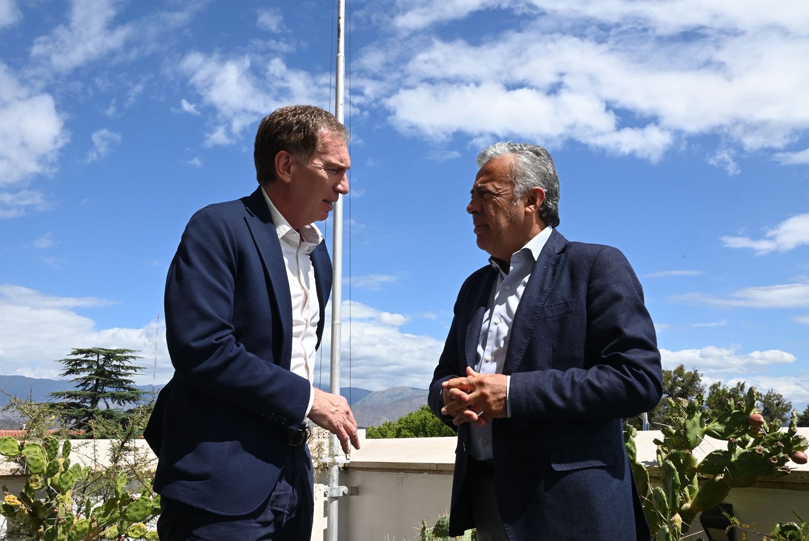 Santilli y Cornejo se reunieron en Mendoza para analizar la reforma laboral