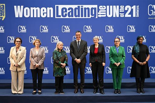 España impulsa candidatura de una mujer de América Latina y el Caribe para liderar la Secretaría General de la ONU, según Pedro Sánchez