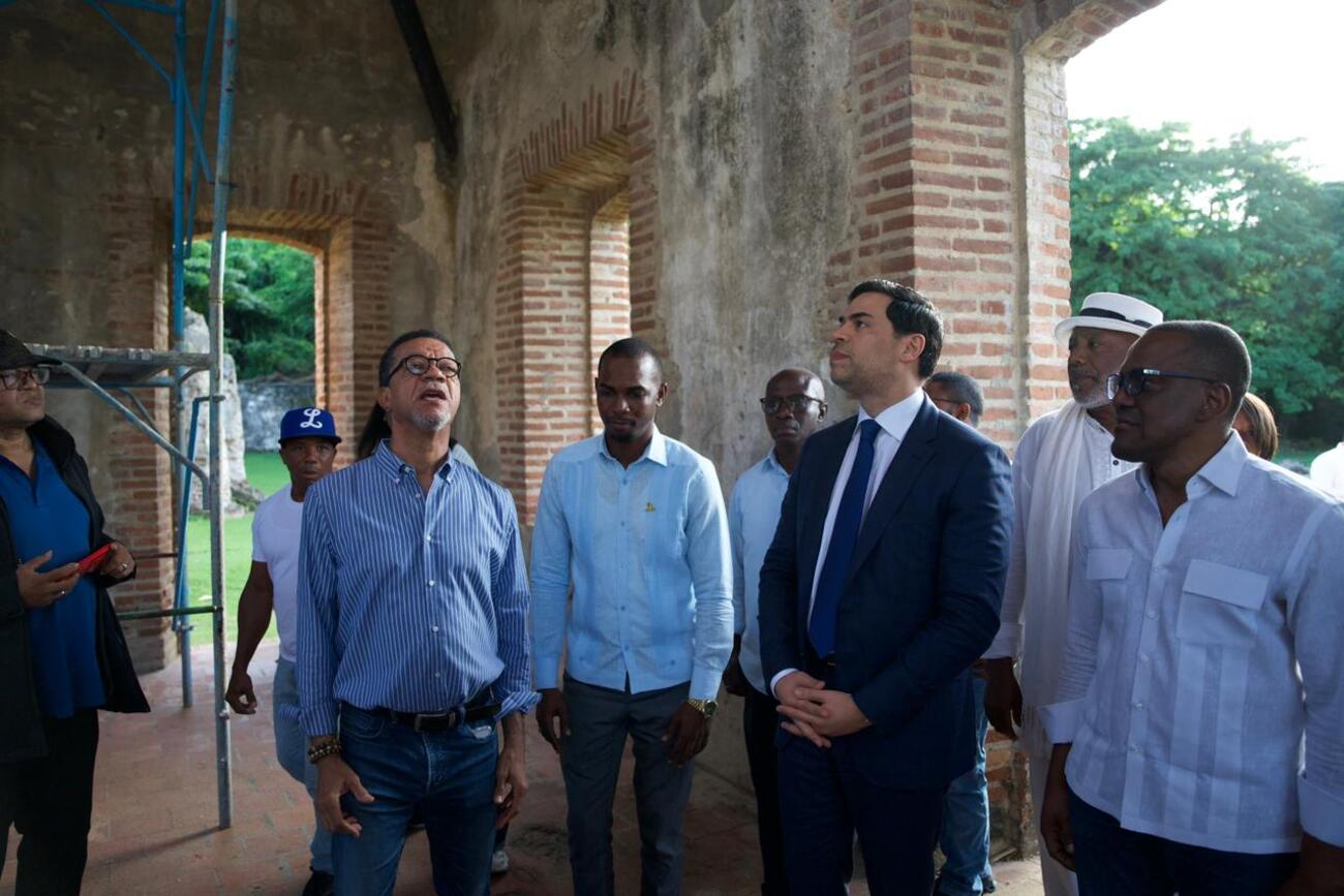 Ministerio de Cultura supervisa revitalización patrimonial del antiguo ingenio de Nigua