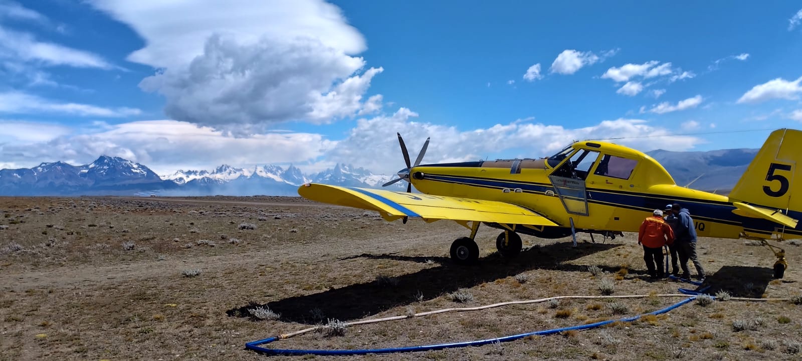 Trabajos para combatir incendios y garantizar la seguridad de visitantes en el Parque Nacional Los Glaciares