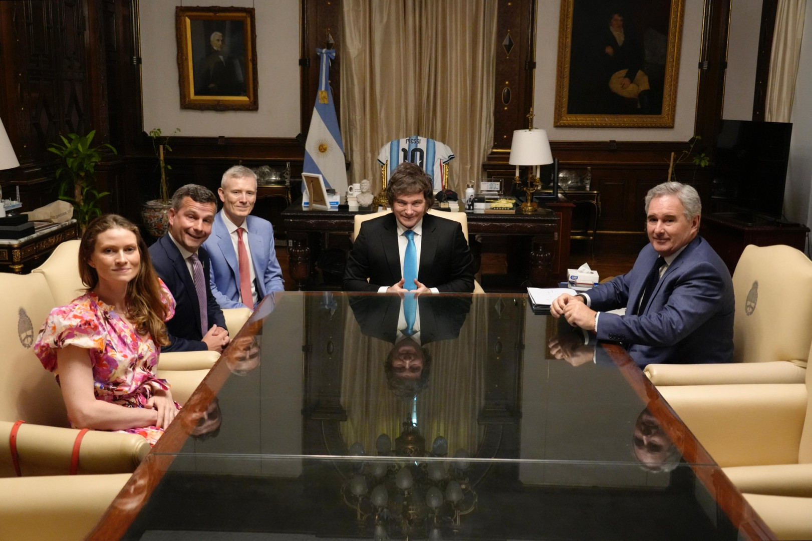 Milei recibió al viceprimer ministro de Nueva Zelanda, David Seymour