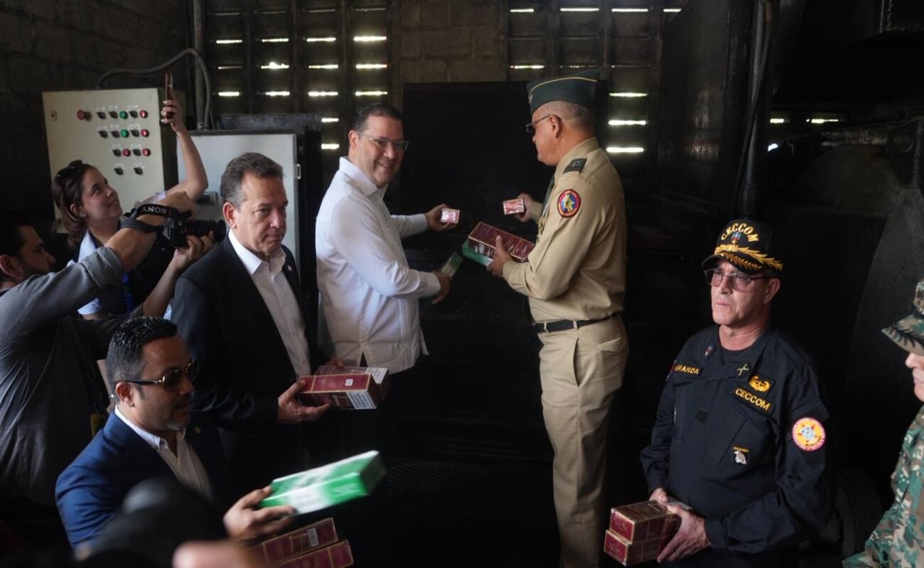 Gobierno reporta la destrucción de más de 24 millones de productos ilegales