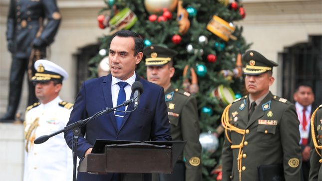 Presidente José Jerí anuncia aumento de propinas para el personal del servicio militar