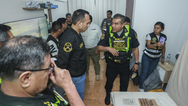 Presidente Jerí supervisó operativos policiales que desarticularon bandas de extorsión contra transportistas