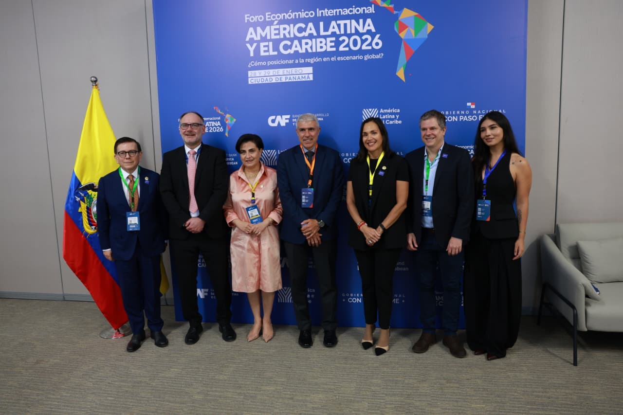 Comitiva ecuatoriana en Panamá busca potenciar el comercio, la conectividad aérea y el fortalecimiento energético