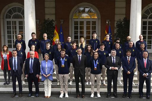 Pedro Sánchez recibe al equipo olímpico español de los Juegos Olímpicos de Invierno Milán-Cortina 2026