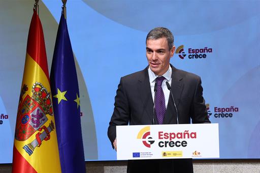 Pedro Sánchez anuncia que el fondo España Crece movilizará 23.000 millones y financiará la construcción de 15.000 viviendas al año