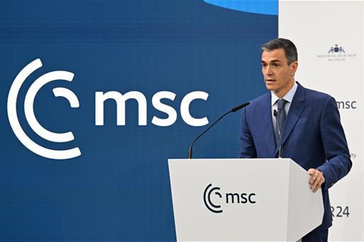 Pedro Sánchez afirma en Múnich que el rearme nuclear no es el camino y reitera la necesidad de un ejército europeo