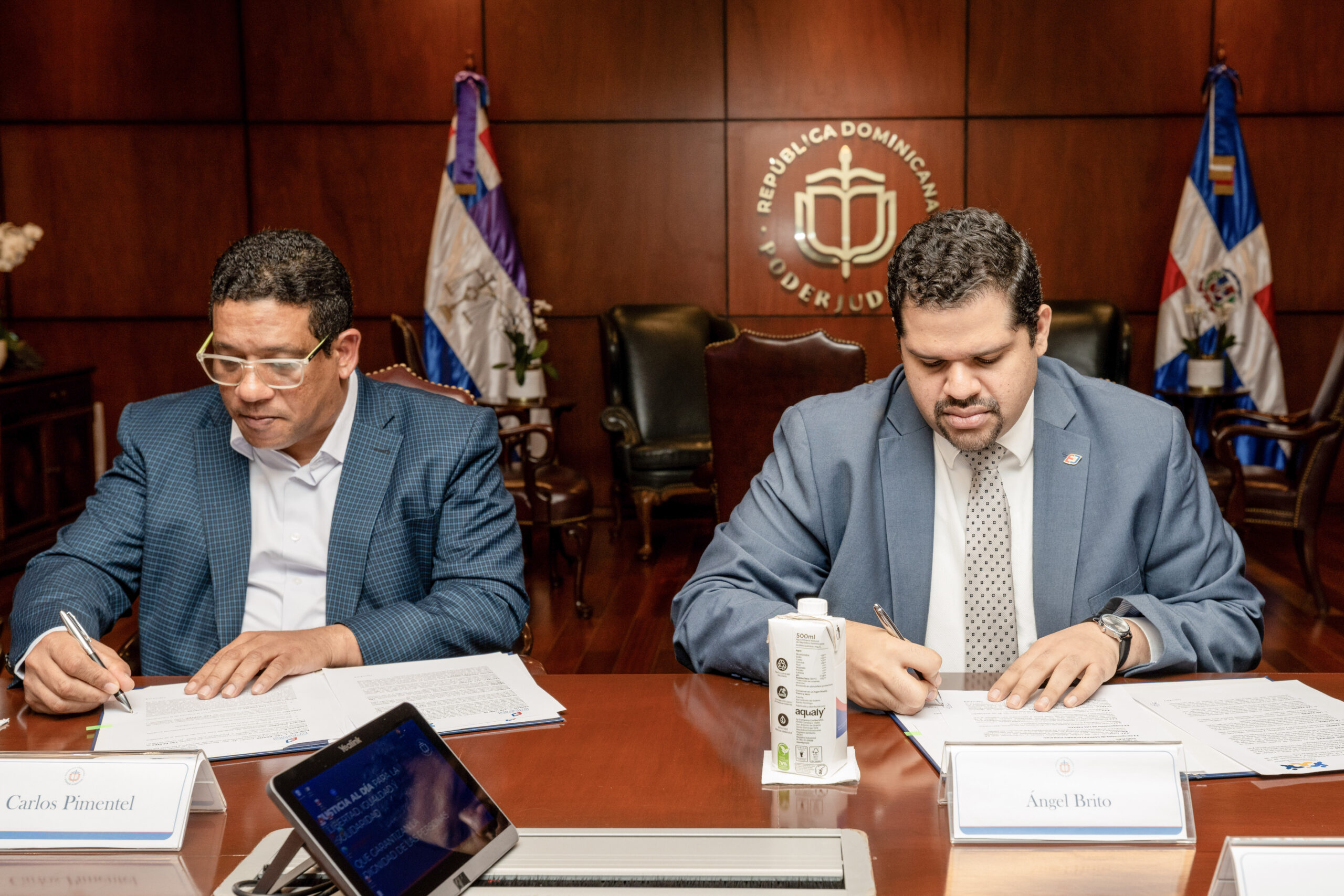 DGCP y ENJ promueven cooperación académica en derecho y compras públicas