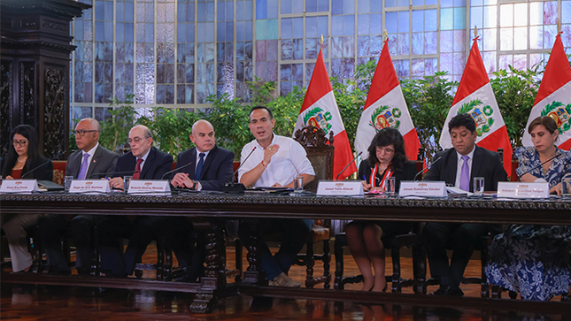 Jerí presenta plan que, según la Presidencia, busca ser legado para los peruanos y hoja de ruta para un país seguro.