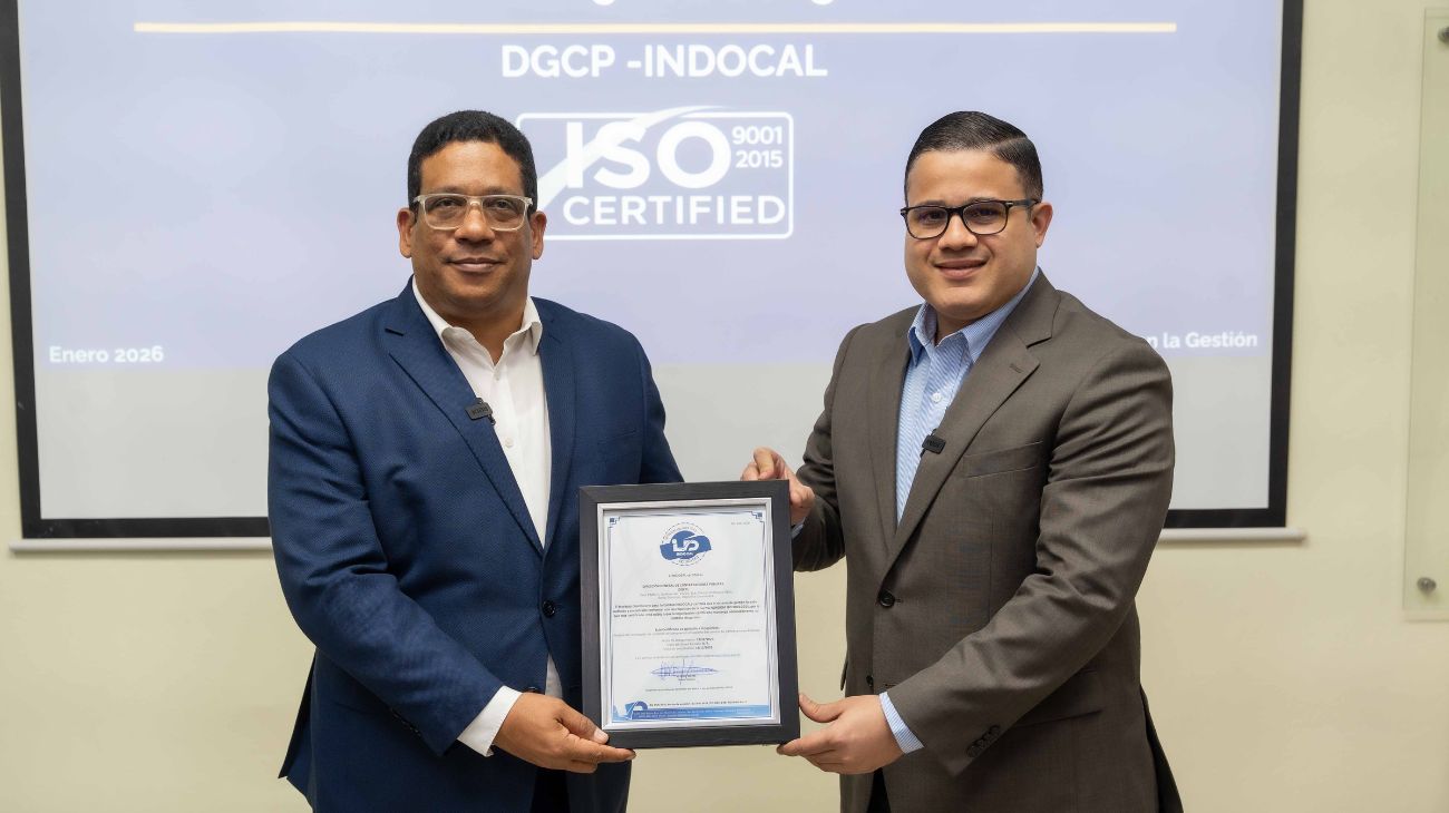 DGCP obtiene certificación ISO 9001:2015