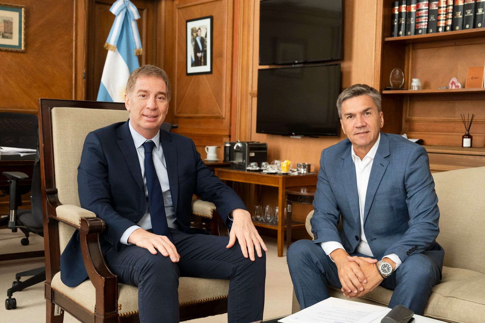 Santilli se reunió con Leandro Zdero, gobernador de Chaco