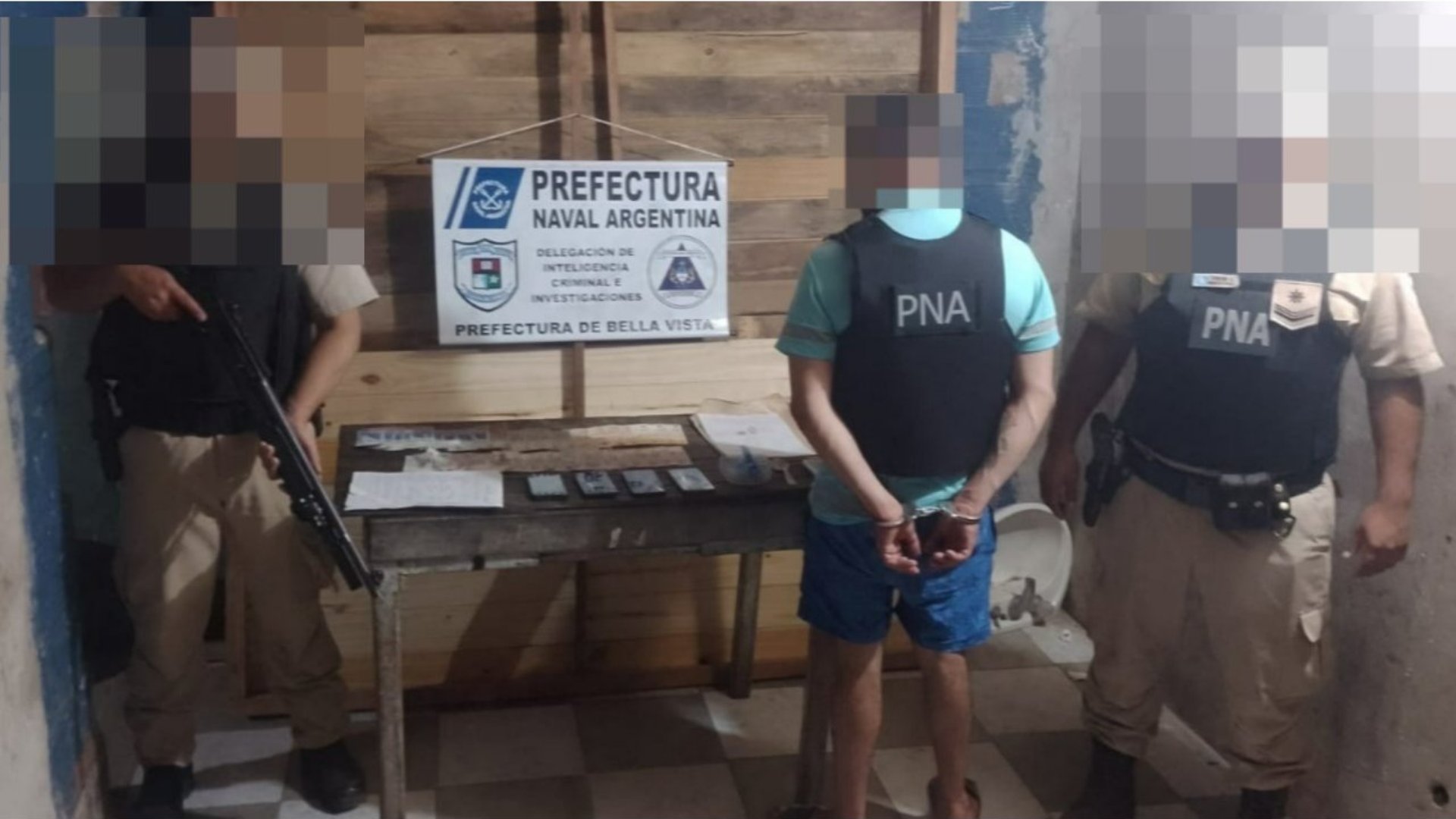 Detenciones y allanamientos en el litoral; aforo millonario
