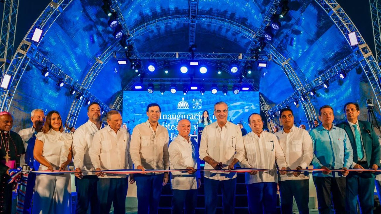 Abinader inaugura anfiteatro La Gaviota en Ciudad Juan Bosch