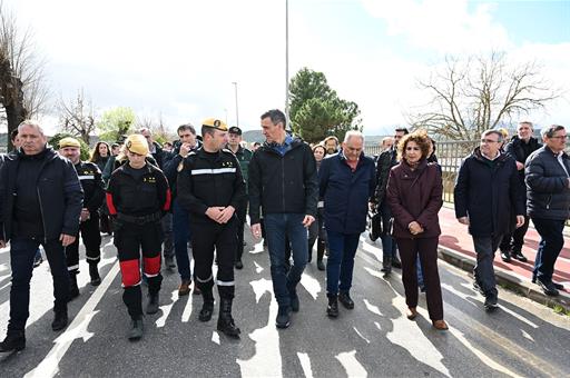 Pedro Sánchez anuncia que el Ejecutivo activará todos los mecanismos para la reconstrucción de las zonas afectadas por las borrascas