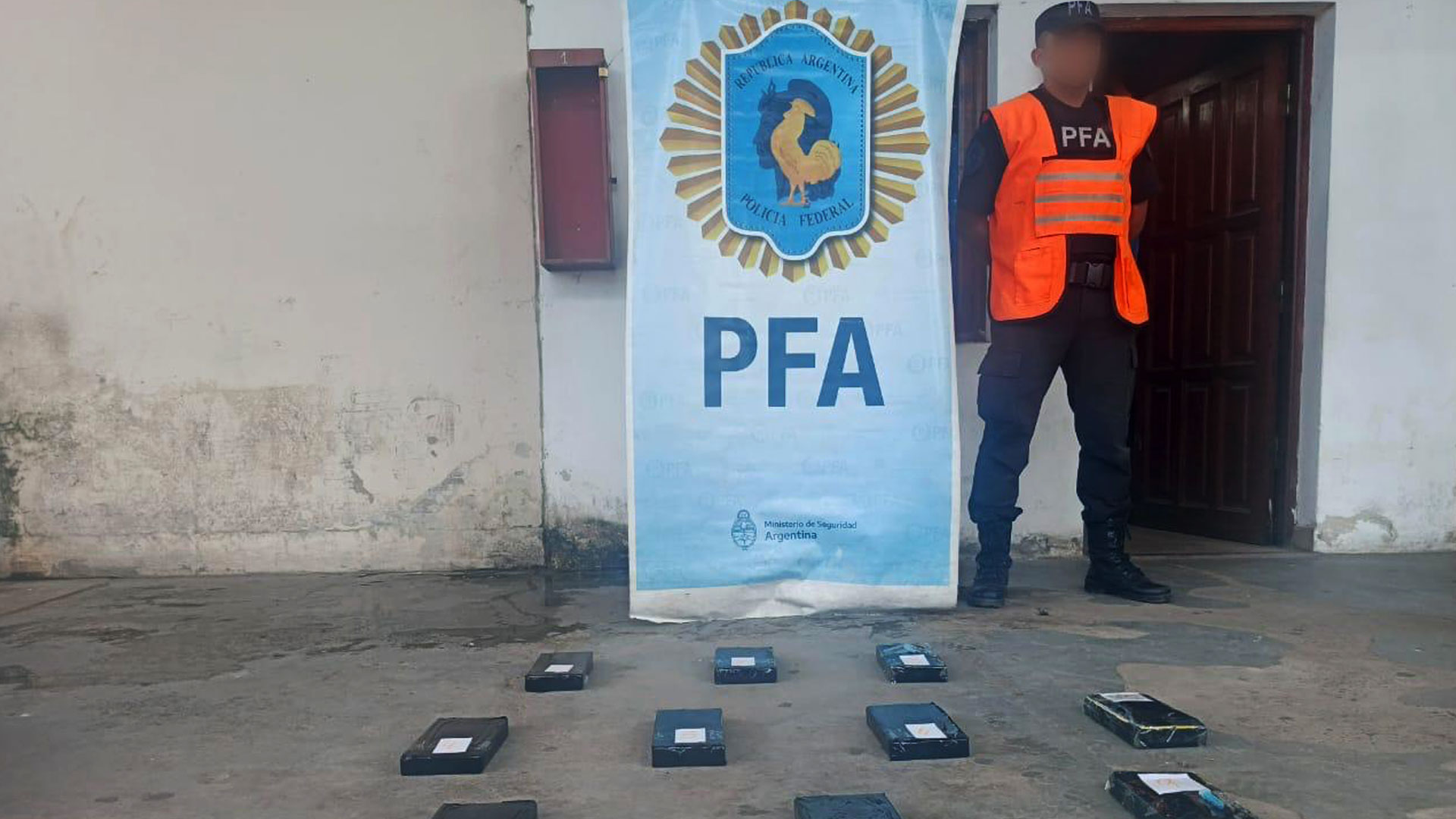 DFI de la PFA incauta más de 10 kilos de droga en Orán, según la Policía Federal Argentina