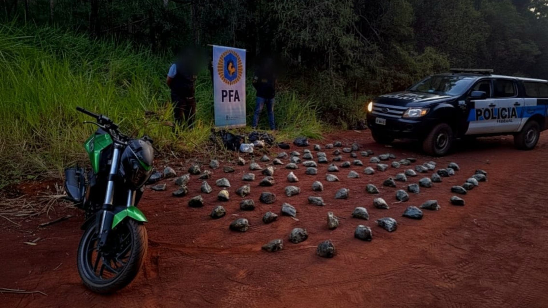 PFA incauta 71 kilos de droga en Misiones