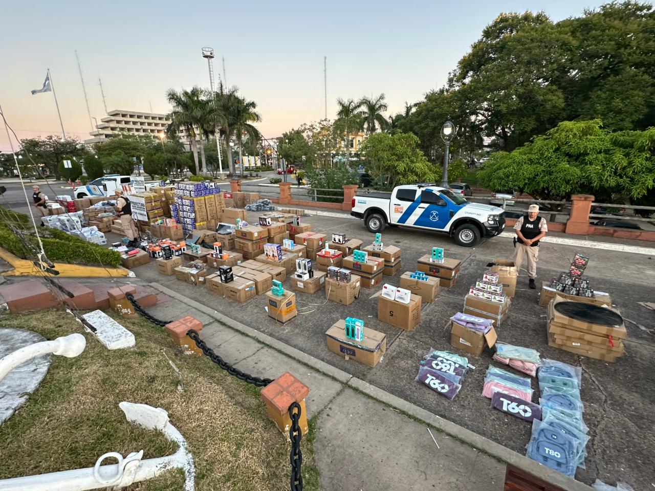 Prefectura de Formosa secuestró mercadería ilegal valuada en más de 65 millones de pesos