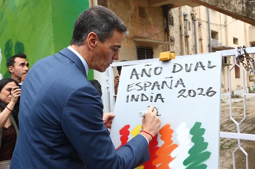 Sánchez refuerza en Nueva Delhi la alianza estratégica entre España e India como socio y amigo