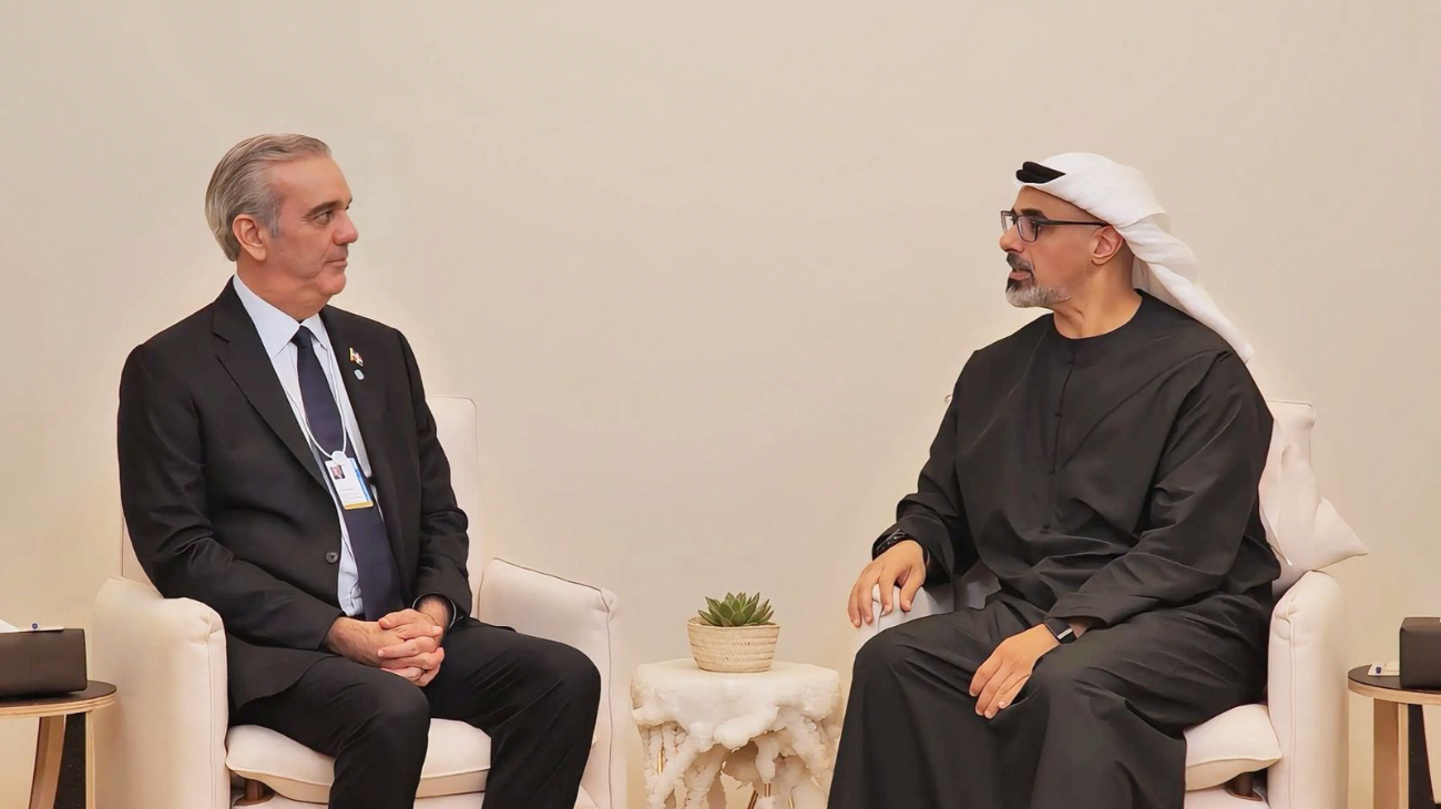 Abinader mantiene audiencia con el príncipe heredero de Abu Dhabi y cierra su agenda en Emiratos Árabes Unidos