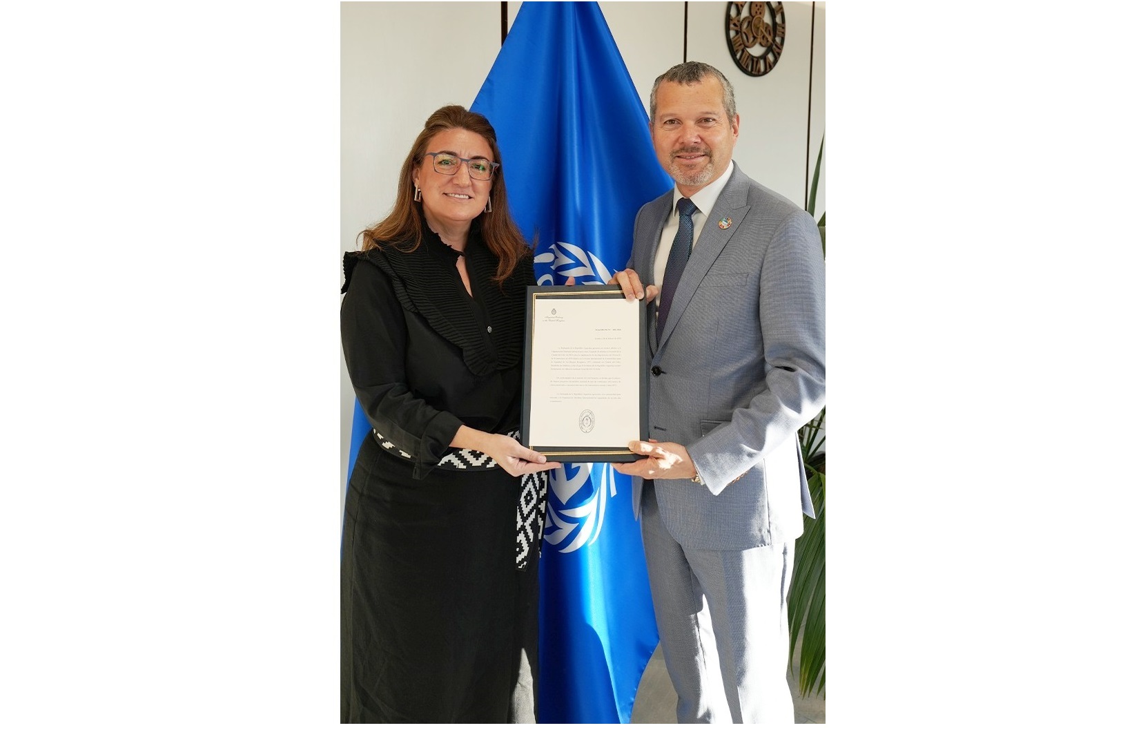 Argentina formalizó su adhesión al Acuerdo de Ciudad del Cabo ante la OMI