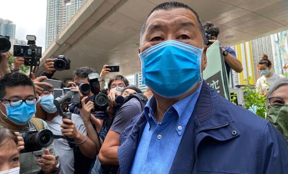 ONU pide la liberación de Jimmy Lai, magnate de la prensa de Hong Kong, condenado a 20 años de prisión.