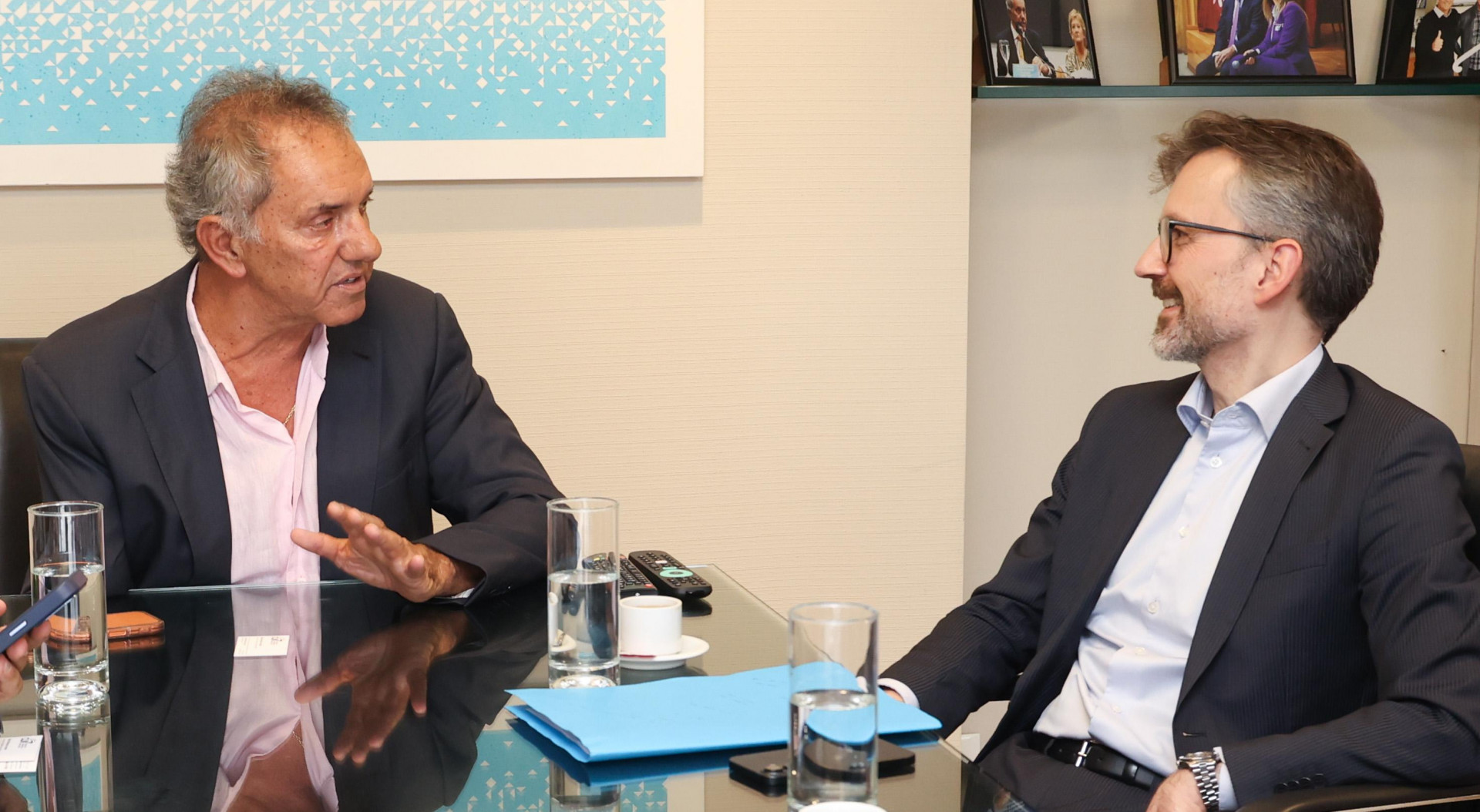 Scioli analizó con empresarios del sector el potencial de la industria de cruceros