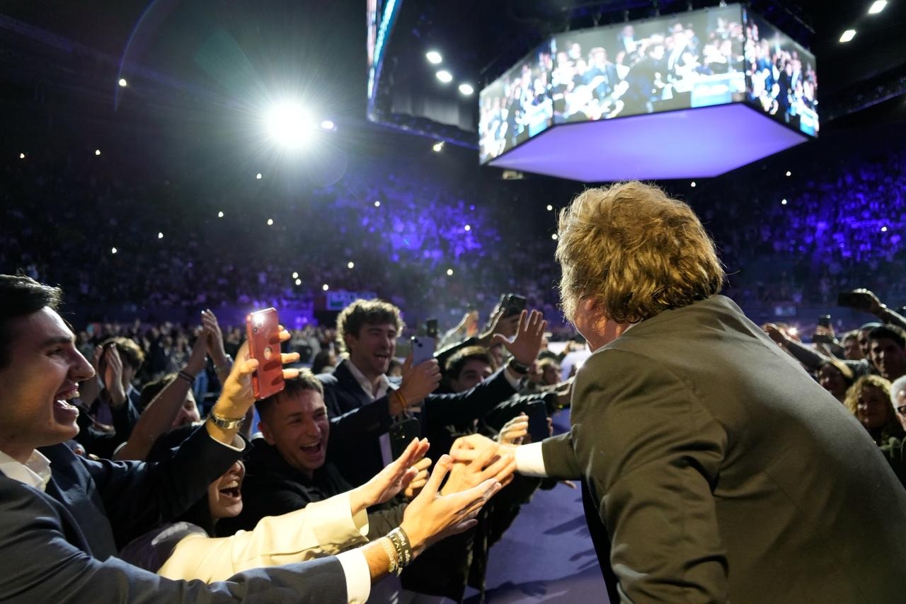 Milei disertó en el Madrid Economic Forum 2026