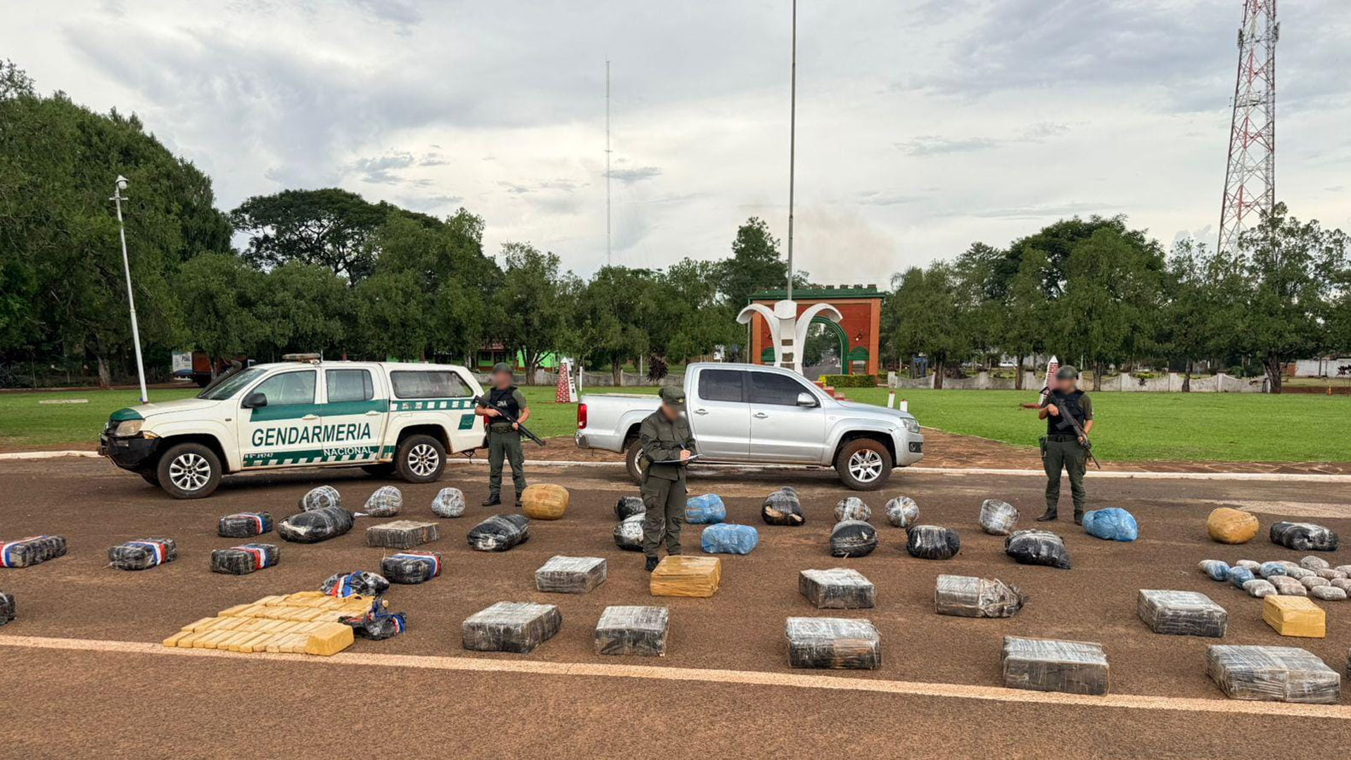GNA incautó 719 kilos de droga en Misiones