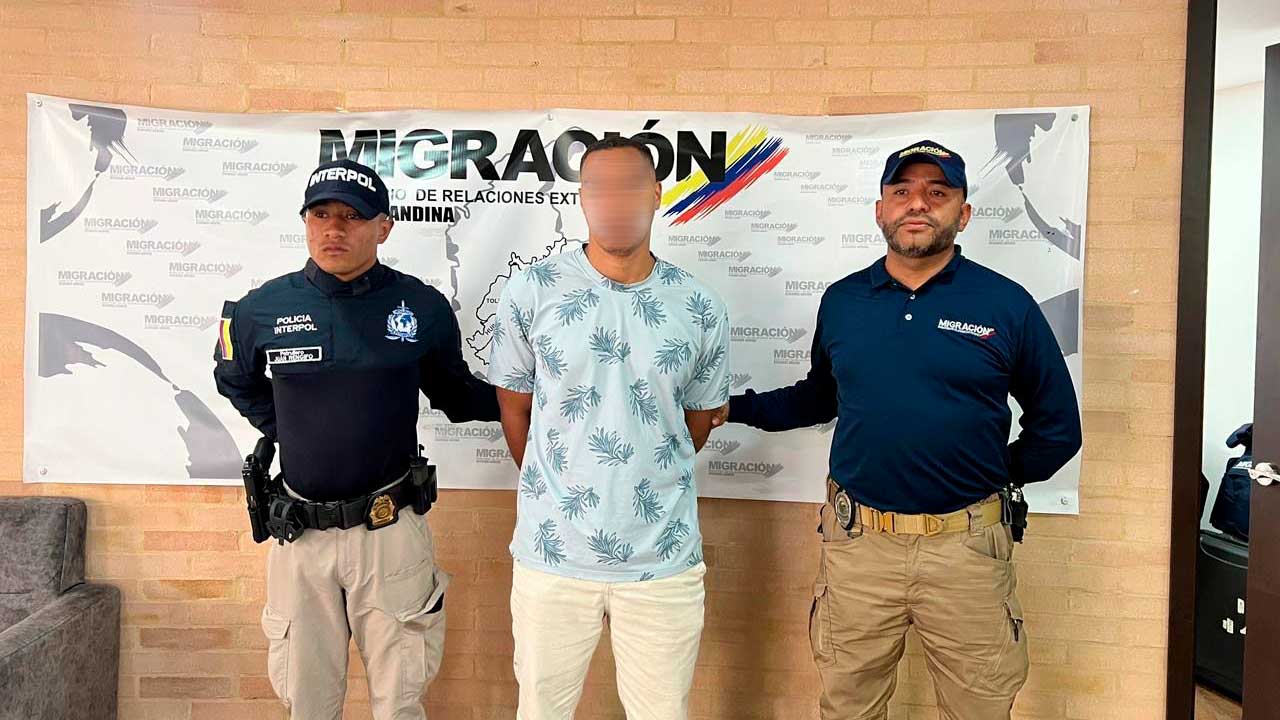 Migración Colombia localiza en Bogotá a extranjero con circular roja de Interpol
