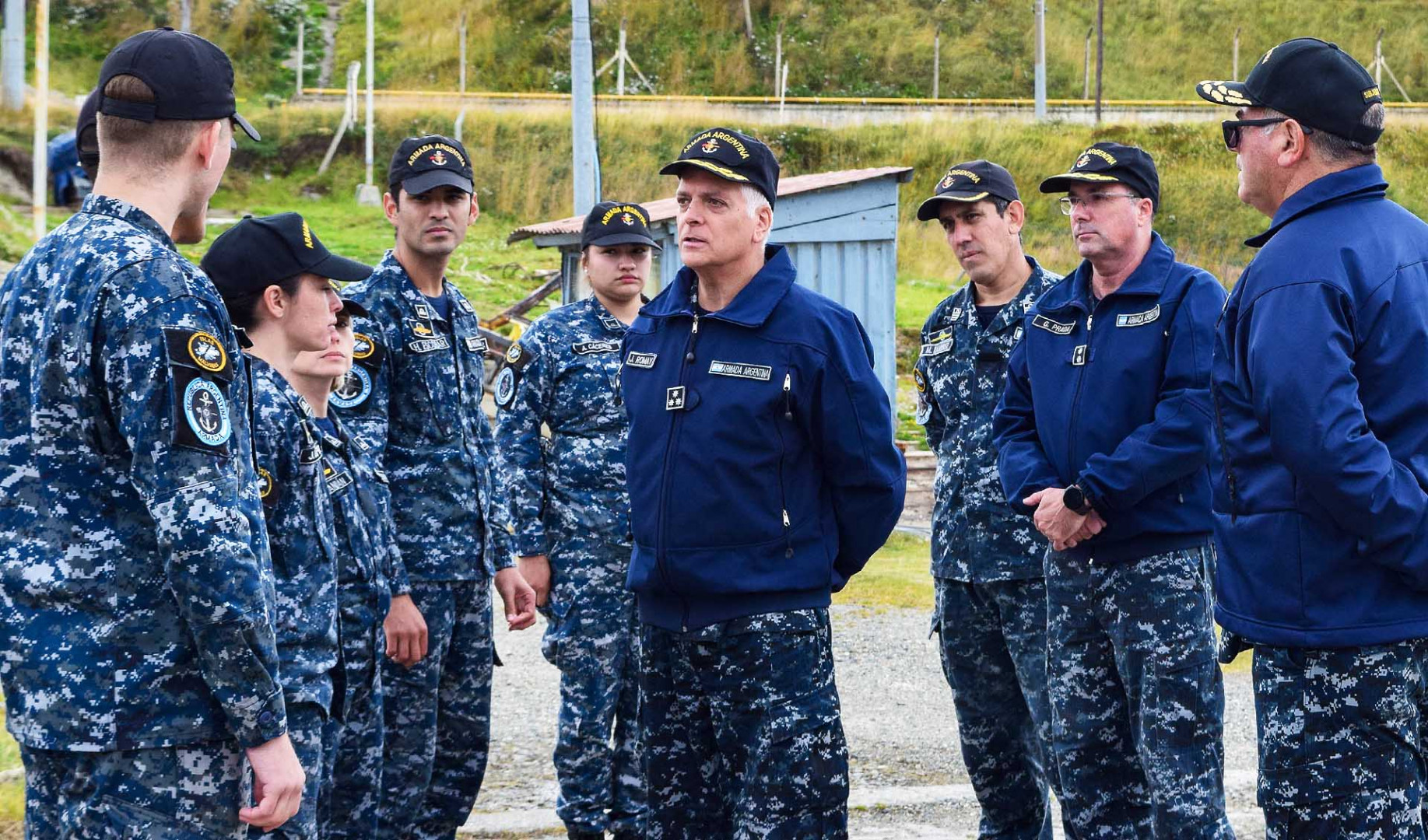Jefe del Estado Mayor General de la Armada visitó el Comando del Área Naval Austral