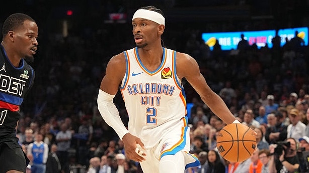 Oklahoma City, Estados Unidos: Shai con 47 puntos lidera a los Thunder sobre los Pistons
