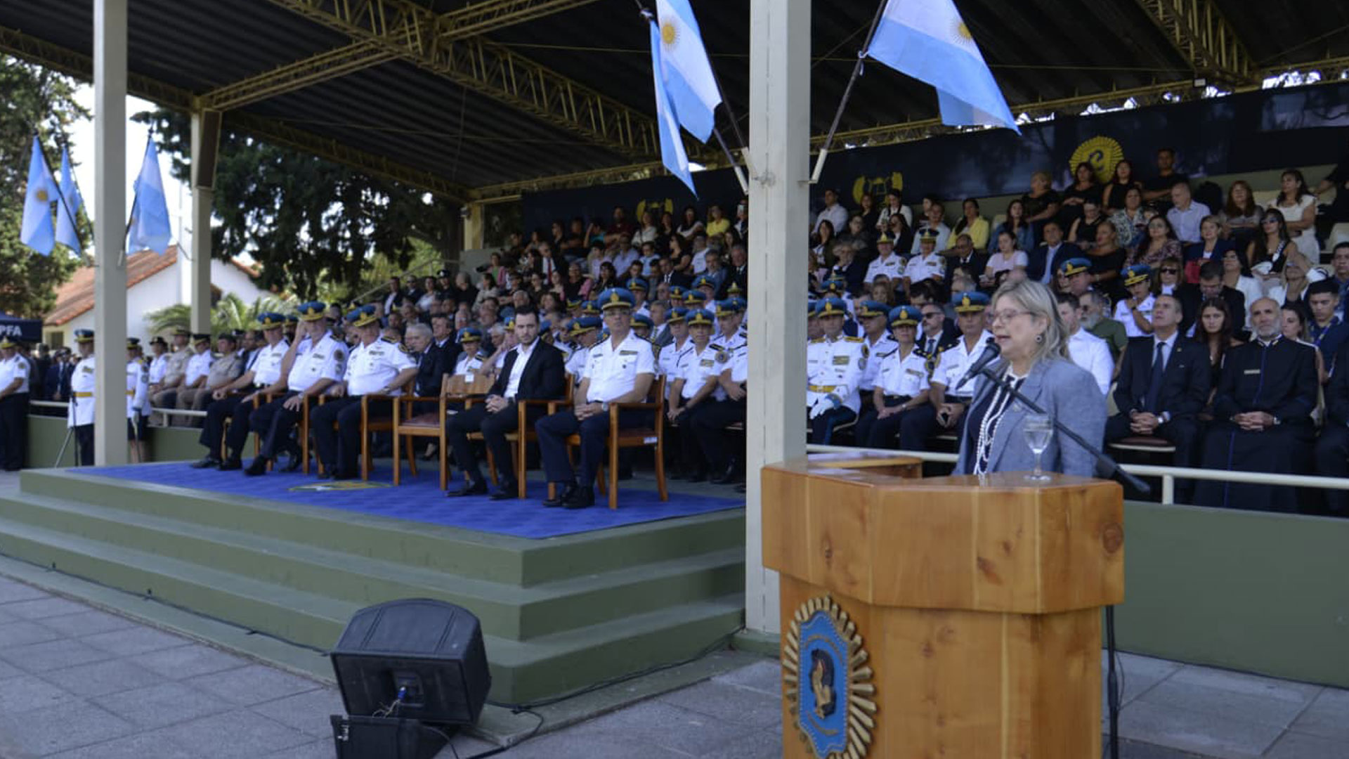 Monteoliva preside inicio del ciclo lectivo en la Escuela de Cadetes de la Policía Federal Argentina